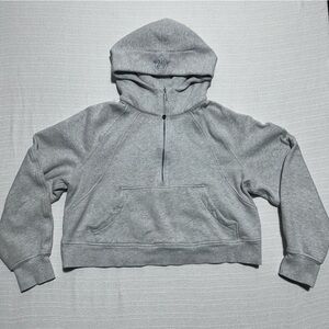 Lululemon Scuba Half Zip Hoodie M/L Grey